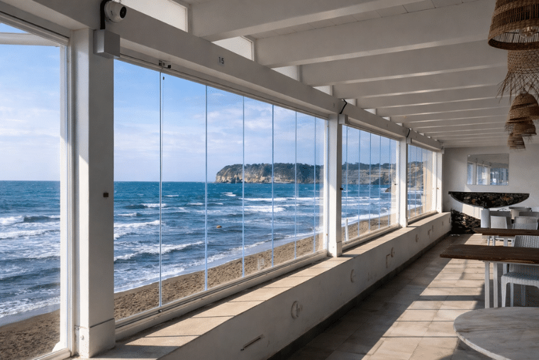 vetrata panoramica vista mare sanremo liguria
